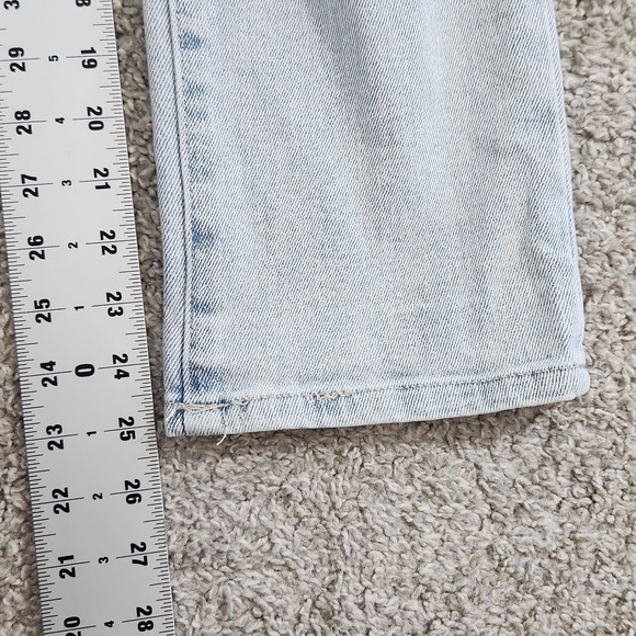 Democracy Women's "Ab"Solution Jeans Baggy Relaxed Fit Crop Cotton Blend Size 6 - Picture 7 of 12